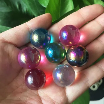 7 colors Natural aura angel light quartz crystal balls spheres for collection speciment
7 colors Natural aura angel light quartz crystal balls spheres for collection speciment