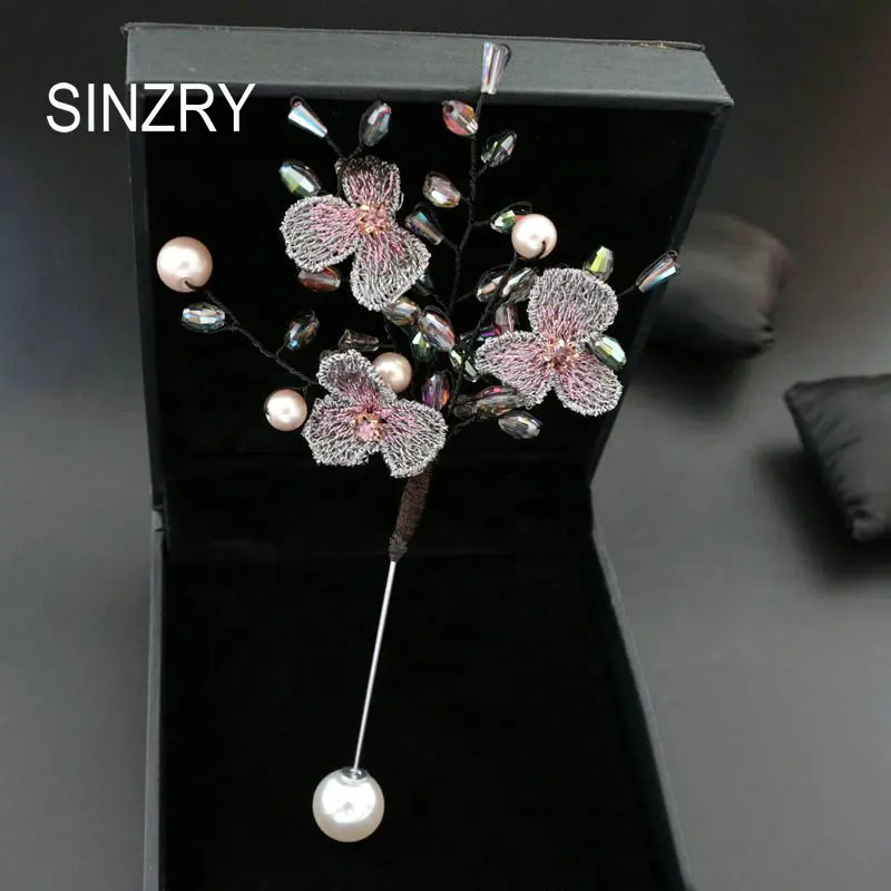 SINZRY original design 100% handmade irregular natural Pearl Flower Brooch pin creative romantic scarf buckle pin
SINZRY original design 100% handmade irregular natural Pearl Flower Brooch pin creative romantic scarf buckle pin