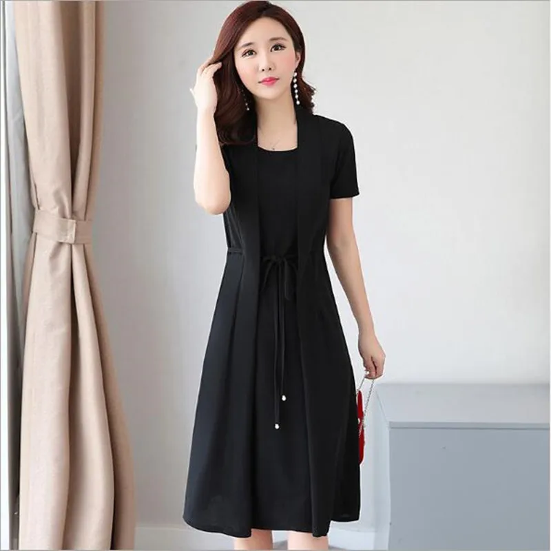 2018 Social Dress Elegant Office Dress Big Size Business Formal Dress Women Tunic Large Size Woman Clothes Red Black 5XL QC995
2018 Social Dress Elegant Office Dress Big Size Business Formal Dress Women Tunic Large Size Woman Clothes Red Black 5XL QC995
