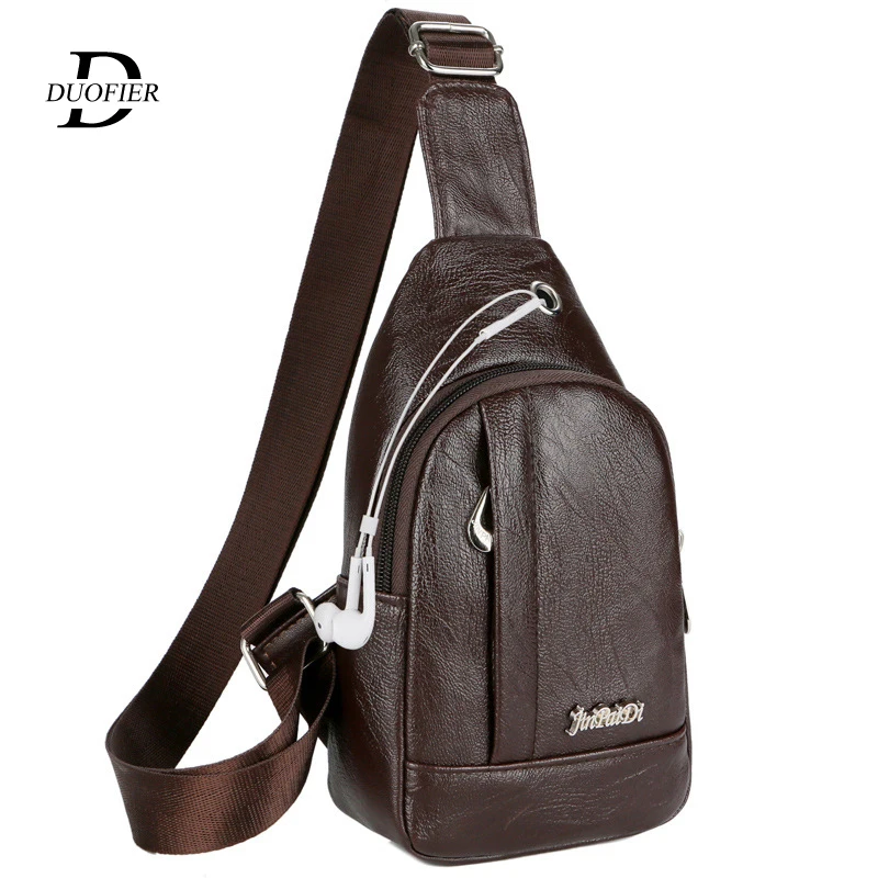 Travel PU Leather Chest Bag Men Luxury Waterproof Shoulder Bag Outdoor Purse Waist School Packs Bags Black Fashion Daypack
Travel PU Leather Chest Bag Men Luxury Waterproof Shoulder Bag Outdoor Purse Waist School Packs Bags Black Fashion Daypack