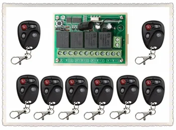 DC12V 4CH 10A Wireless Remote Control Switch System teleswitch 1*Receiver + 8 *Transmitters for Appliances Gate Garage Door
DC12V 4CH 10A Wireless Remote Control Switch System teleswitch 1*Receiver + 8 *Transmitters for Appliances Gate Garage Door