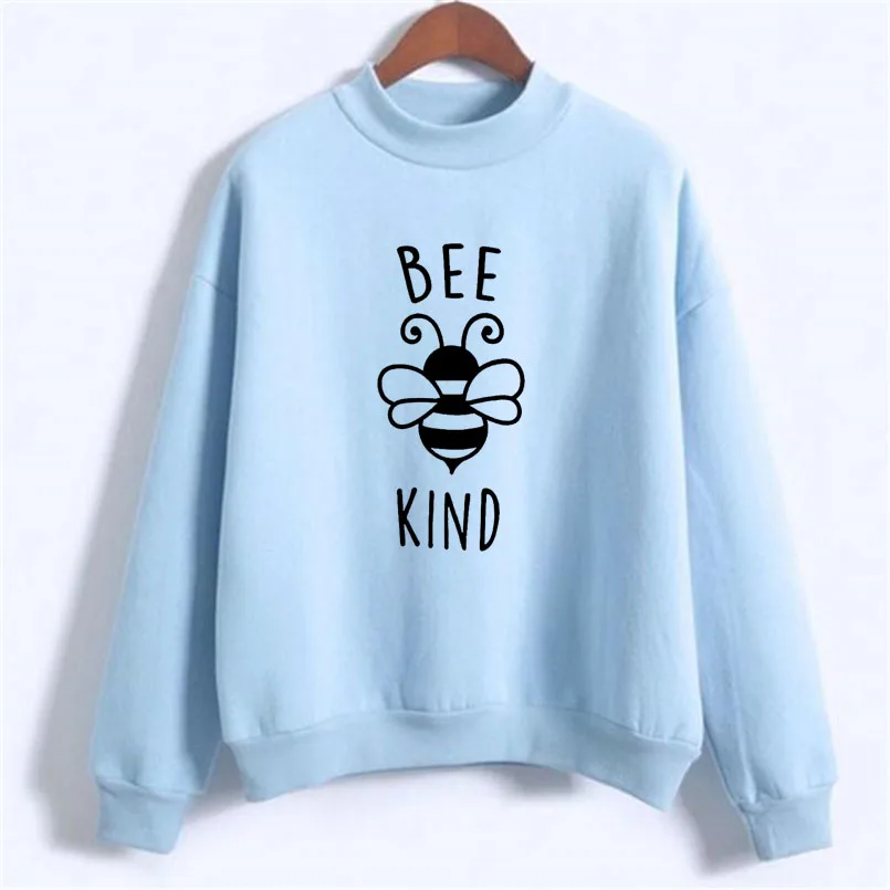Protect the Bees Sweatshirt Women Letter BEE KIND Hoodies Casual Print Pullover Ladies Fleece Moletom Sudaderas Mujer NSW-F7280
Protect the Bees Sweatshirt Women Letter BEE KIND Hoodies Casual Print Pullover Ladies Fleece Moletom Sudaderas Mujer NSW-F7280