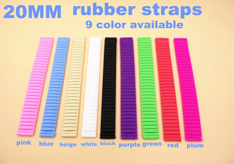 20pcs/lot High quality 20MM elastic rubber Watch band watch strap rubber straps children watch strap
20pcs/lot High quality 20MM elastic rubber Watch band watch strap rubber straps children watch strap