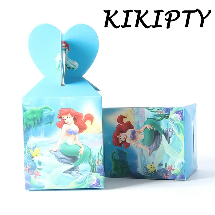 cartoon theme mermaid candy box paper box wedding birthday party
