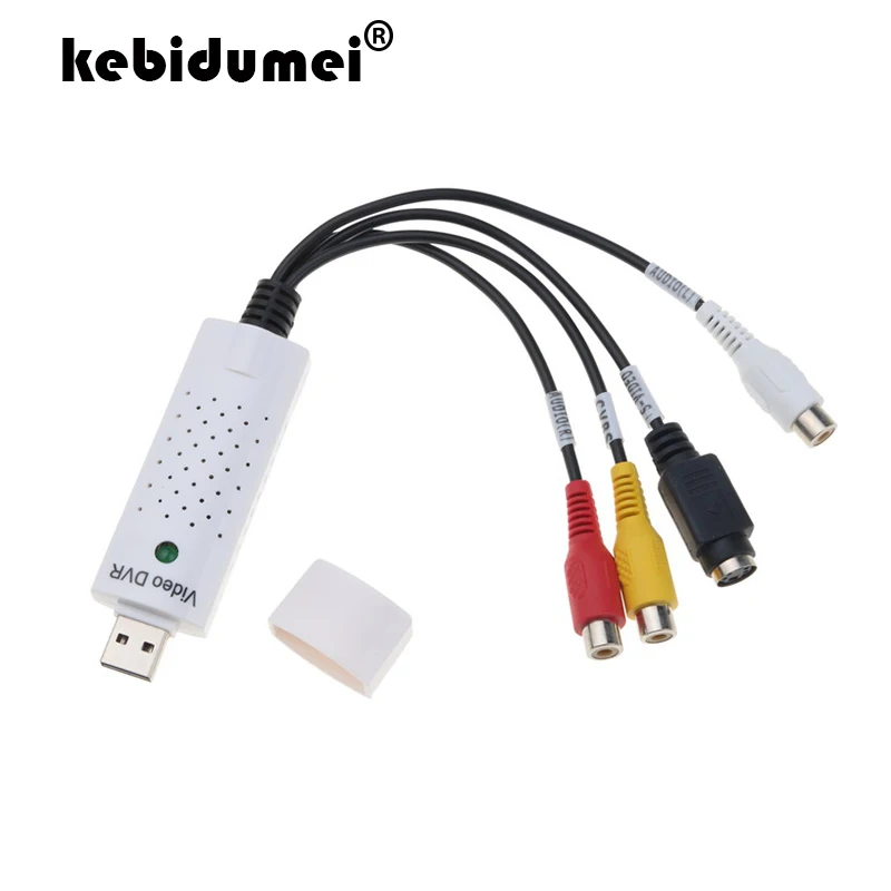 Хит продаж USB 2 0 к RCA Кабель адаптер kebidumei с аудиовидео для захвата карты ПК кабель