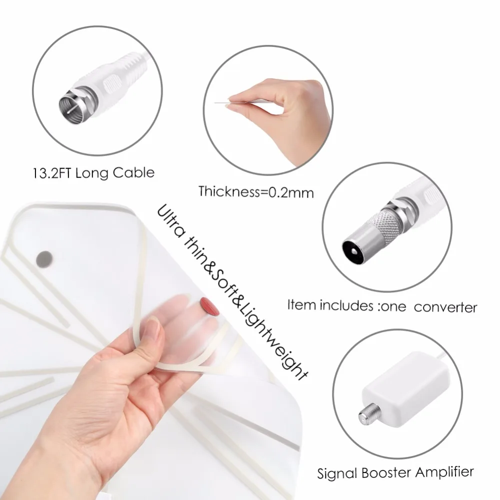 025 Indoor TV Fox Antenna With White Antennas Amplifier HDTV Antena Satellite Receiver Fox VHF UHF DVB-T2
025 Indoor TV Fox Antenna With White Antennas Amplifier HDTV Antena Satellite Receiver Fox VHF UHF DVB-T2