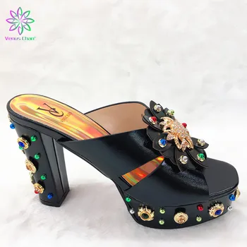 Black Color African Slippers Summer High Heels High Quality African High Heels Pumps African Women Wedding Shoe Women Party Shoe
Black Color African Slippers Summer High Heels High Quality African High Heels Pumps African Women Wedding Shoe Women Party Shoe
