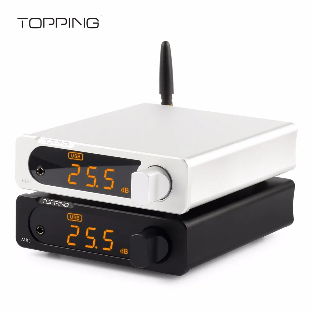 TOPPING MX3 TDA7498E PCM5102A Multifunction Bluetooth Digital Hifi audio Amplifier 40w * 2 USB Coaxial Fiber Decoder Amplifiers
TOPPING MX3 TDA7498E PCM5102A Multifunction Bluetooth Digital Hifi audio Amplifier 40w * 2 USB Coaxial Fiber Decoder Amplifiers