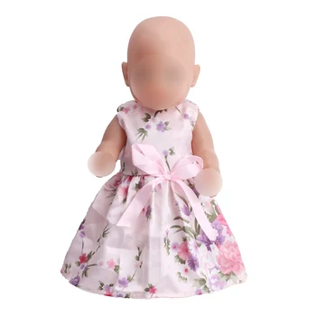 43 cm baby dolls dress new born Princess printed evening gown Baby toys fit American 18 inch Girls doll f145
43 cm baby dolls dress new born Princess printed evening gown Baby toys fit American 18 inch Girls doll f145