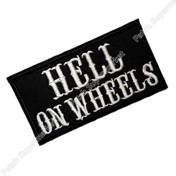 HELL ON WHEELS MC BIKER VEST NAME TAG FUN FUNNY EMBROIDERED BACK OF JACKET PATCH
HELL ON WHEELS MC BIKER VEST NAME TAG FUN FUNNY EMBROIDERED BACK OF JACKET PATCH
