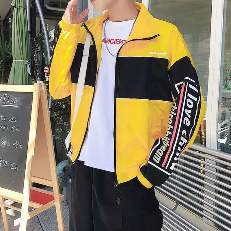 LEOCLOTHO Vintage Jackets Men Color Block Stand Collar Zip Track Coats Summer Reggae Retro Windbreaker Jacket Men Streetwear
LEOCLOTHO Vintage Jackets Men Color Block Stand Collar Zip Track Coats Summer Reggae Retro Windbreaker Jacket Men Streetwear
