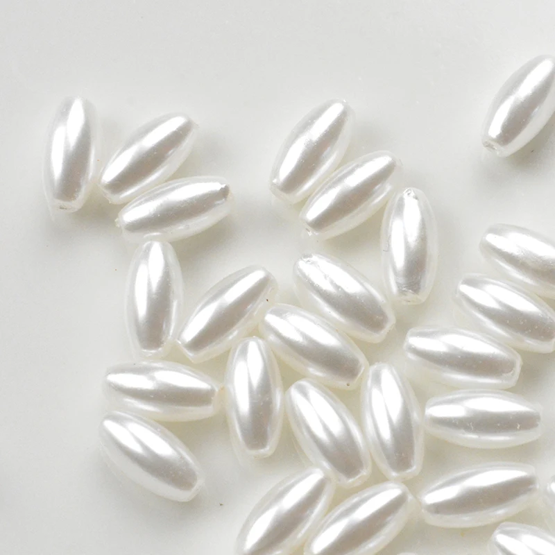 FLTMRH 6*3mm 500pcs New Product White Ivory ABS Imitation Pearl Beads Rice Bead ABS Plastic Loose Spacer Beads for Jewelry Mak
FLTMRH 6*3mm 500pcs New Product White Ivory ABS Imitation Pearl Beads Rice Bead ABS Plastic Loose Spacer Beads for Jewelry Mak