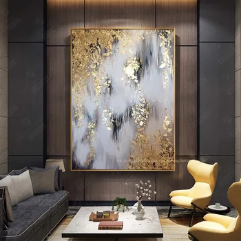 Large canvas arr oil painting gold on canvas abstract handmade decorative wall painting living room lienzos cuadros decorativos
Large canvas arr oil painting gold on canvas abstract handmade decorative wall painting living room lienzos cuadros decorativos