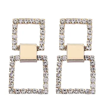 2020 Trendy Sale New Fashion geometric square earrings Crystal from Swarovskis Personal sweet and popular jewelry Fit Women
2020 Trendy Sale New Fashion geometric square earrings Crystal from Swarovskis Personal sweet and popular jewelry Fit Women