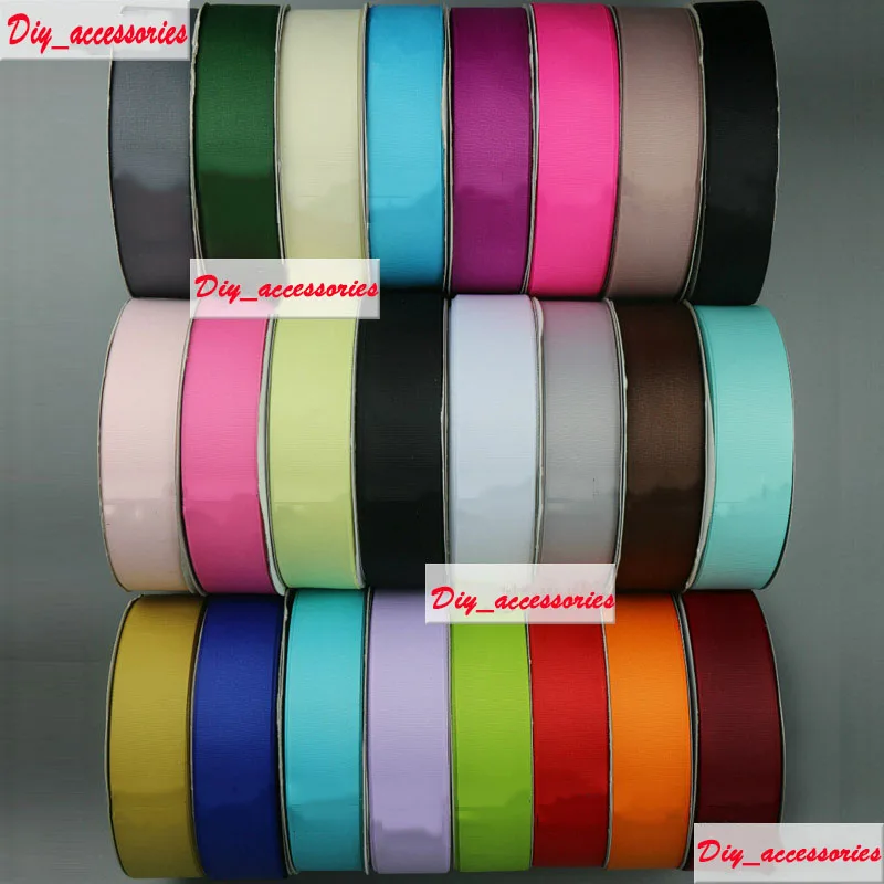 25mm Polyester Grosgrain Ribbon Rope Plain Colour Ribbon String For Hair Bow DIY Accessories Decoration Cord100yards/Roll/Lot
25mm Polyester Grosgrain Ribbon Rope Plain Colour Ribbon String For Hair Bow DIY Accessories Decoration Cord100yards/Roll/Lot
