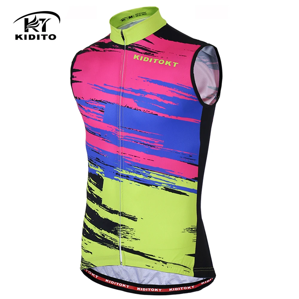 KIDITOKT Pro Men Cycling Jersey Sleeveless MTB Bike Clothes Racing Jacket Ropa Maillot Ciclismo Windproof Bicycle Clothing
KIDITOKT Pro Men Cycling Jersey Sleeveless MTB Bike Clothes Racing Jacket Ropa Maillot Ciclismo Windproof Bicycle Clothing