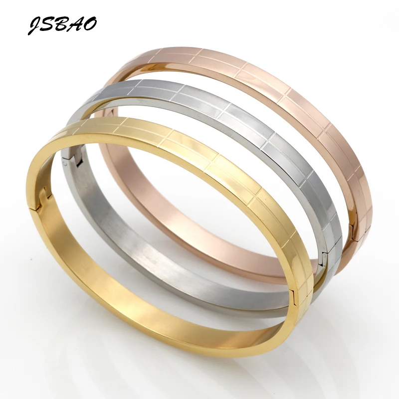 JSBAO Women's Bracelet Bangle Jewelry Top Quality Stainless Steel Gold/Rose Gold/Steel Women Fashion Bracelet
JSBAO Women's Bracelet Bangle Jewelry Top Quality Stainless Steel Gold/Rose Gold/Steel Women Fashion Bracelet