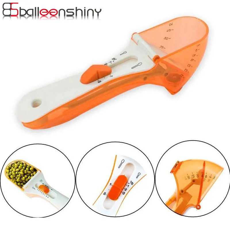BalleenShiny Plastic Adjustable Measuring Spoons Seasoner Scale Scoop DIY Kitchen Cooking Handle Baking Sugar Floor Measure Tool
BalleenShiny Plastic Adjustable Measuring Spoons Seasoner Scale Scoop DIY Kitchen Cooking Handle Baking Sugar Floor Measure Tool