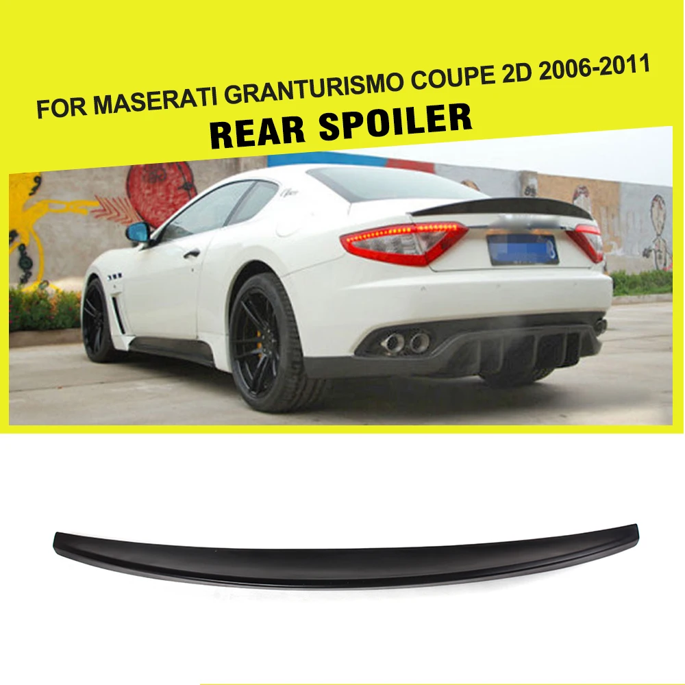 Car Style FRP Black Primer Racing Rear Spoiler Wing fit for Maserati GranTurismo Coupe 2-Door 2006 - 2011 ( Fit Flat Trunk )
Car Style FRP Black Primer Racing Rear Spoiler Wing fit for Maserati GranTurismo Coupe 2-Door 2006 - 2011 ( Fit Flat Trunk )