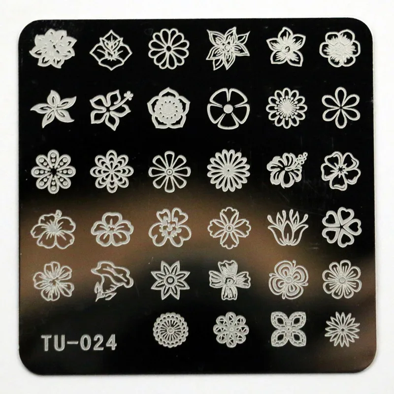 New Fashion Flowers Nail Stamping Plates Nail Polish Nail Art Decorations Templates Stencils Manicure Tools TU024
New Fashion Flowers Nail Stamping Plates Nail Polish Nail Art Decorations Templates Stencils Manicure Tools TU024