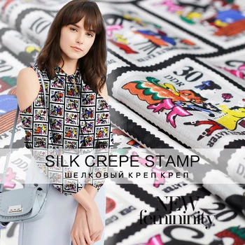 12momme 114cm width stamps printed 100% silk crepe de chine summer dress shirt clothing fabric Free Shipping
12momme 114cm width stamps printed 100% silk crepe de chine summer dress shirt clothing fabric Free Shipping