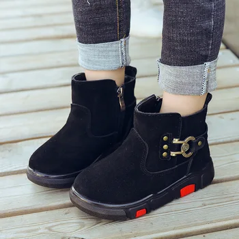 Winter New Kids Snow Boots For Boys Ankle Boots Girls Leather Warm Plush Shoes Flat Boots Chidren School Shoes Retro Black Brown
Winter New Kids Snow Boots For Boys Ankle Boots Girls Leather Warm Plush Shoes Flat Boots Chidren School Shoes Retro Black Brown