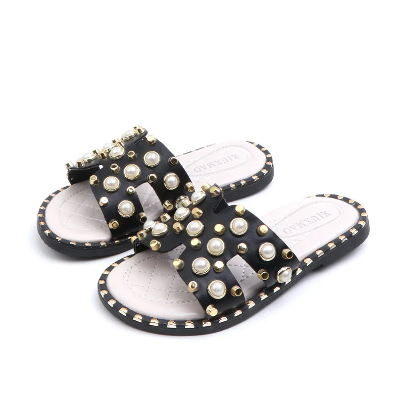 COMFY KIDS Summer New Arrivals Girls Sandals Shoes Fashion Pearl Children Slides Sandals For Girls Rivet Princess Slippers Shoes
COMFY KIDS Summer New Arrivals Girls Sandals Shoes Fashion Pearl Children Slides Sandals For Girls Rivet Princess Slippers Shoes
