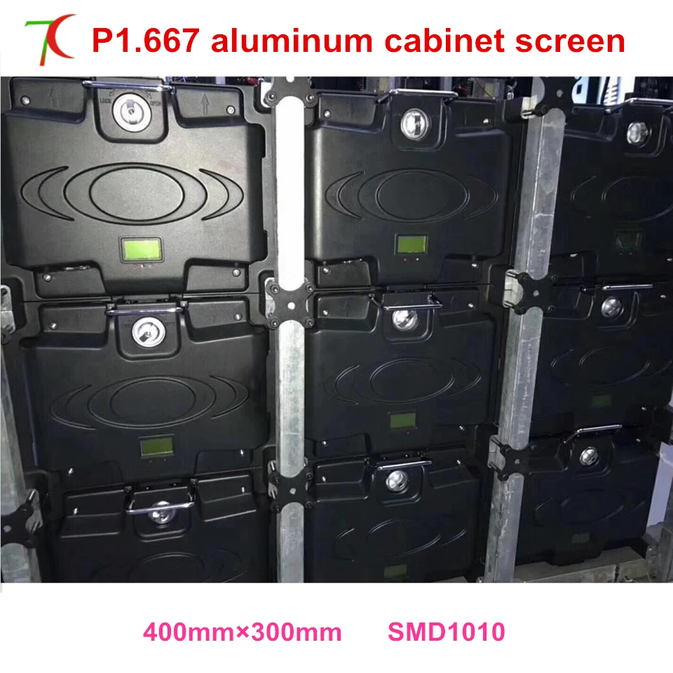 P1.667 indoor 400*300mm die-casting aluminum cabinet led display screen,360.000pixels/sqm
P1.667 indoor 400*300mm die-casting aluminum cabinet led display screen,360.000pixels/sqm