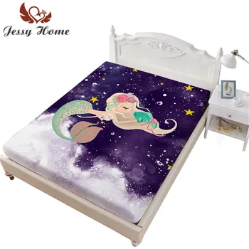 Little Mermaid Ocean Wave Fish Fitted Sheet Set with 2 Pillow Shams Sea Mattress Cover 1Pc 3Pcs 100% Polyester
Little Mermaid Ocean Wave Fish Fitted Sheet Set with 2 Pillow Shams Sea Mattress Cover 1Pc 3Pcs 100% Polyester