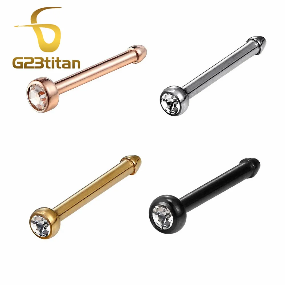 G23 Titanium Nose Wing Piercing Ring Nariz Stud Small Ear Lobe Earring CZ Zircon Nostril Screw Goth Women Body Jewelry Accessory
G23 Titanium Nose Wing Piercing Ring Nariz Stud Small Ear Lobe Earring CZ Zircon Nostril Screw Goth Women Body Jewelry Accessory