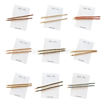 Korea Fashion Solid Color Crystal Hairpins Hair Accessories for Women Shiny Rhinestones Hair Clips Hairgrip Long Barrettes
Korea Fashion Solid Color Crystal Hairpins Hair Accessories for Women Shiny Rhinestones Hair Clips Hairgrip Long Barrettes