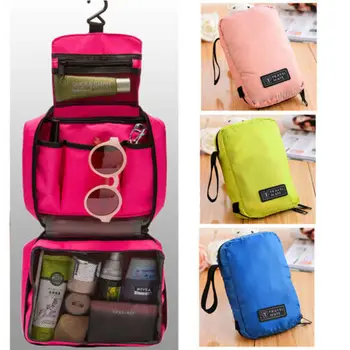 Travel Cosmetic Storage Make Up Bag Folding Toiletry Wash Organizer Hanging Pouch Waterproof Portable Makeup Bag Travel Bags
Travel Cosmetic Storage Make Up Bag Folding Toiletry Wash Organizer Hanging Pouch Waterproof Portable Makeup Bag Travel Bags