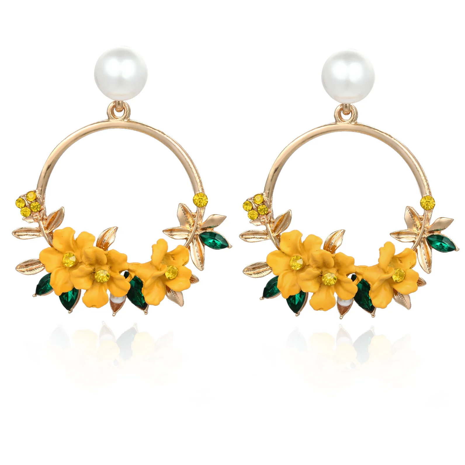 Trendy Elegant Fabric Flower Drop Earrings For Women Bijoux Sweety Colourful Circle Big Earrings Wedding Brides Charm Jewelry
Trendy Elegant Fabric Flower Drop Earrings For Women Bijoux Sweety Colourful Circle Big Earrings Wedding Brides Charm Jewelry