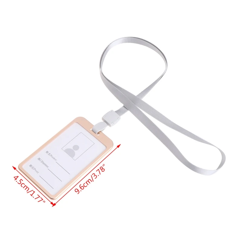 Aluminum Alloy ID Credit Bus Card Case Badge Holder Cover With Neck Lanyard Card Holder
Aluminum Alloy ID Credit Bus Card Case Badge Holder Cover With Neck Lanyard Card Holder