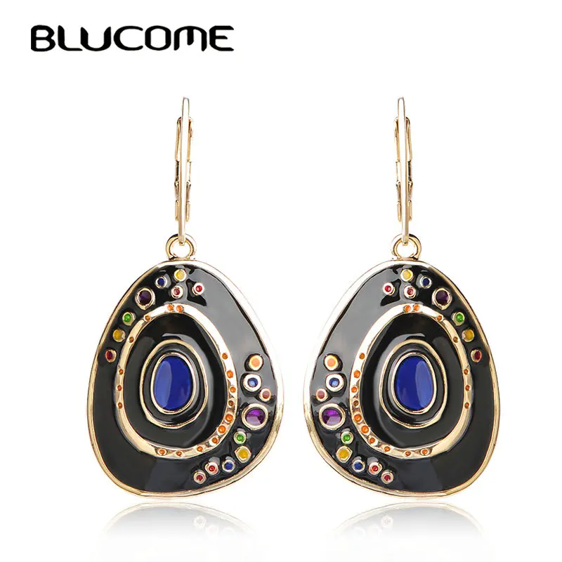 Blucome Latest Long Drop Earrings Vintage Party Holiday Jewelry For Women Girls Best Gifts Black Enamel Alloy Earrings Brincos
Blucome Latest Long Drop Earrings Vintage Party Holiday Jewelry For Women Girls Best Gifts Black Enamel Alloy Earrings Brincos
