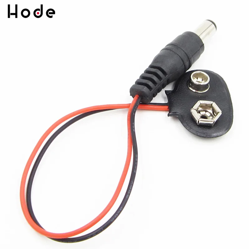 5PCS New T type 9V DC Battery Power Cable Leads Cord Plug Clip Jack Connector for Arduino DIY
5PCS New T type 9V DC Battery Power Cable Leads Cord Plug Clip Jack Connector for Arduino DIY