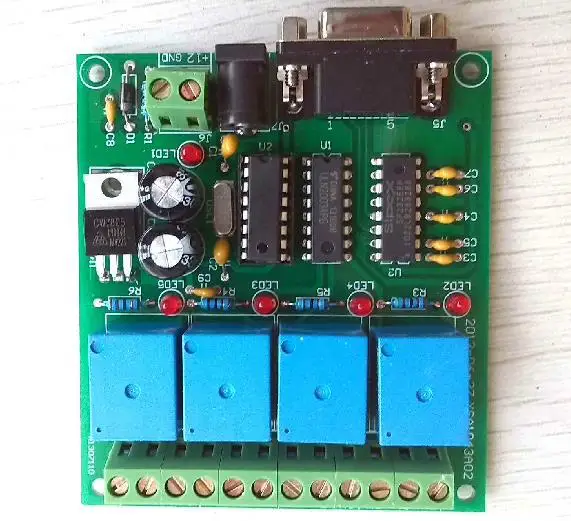 Free Shipping! 1pc IPC board / Serial 4-channel relay / RS232 communication relay control board
Free Shipping! 1pc IPC board / Serial 4-channel relay / RS232 communication relay control board