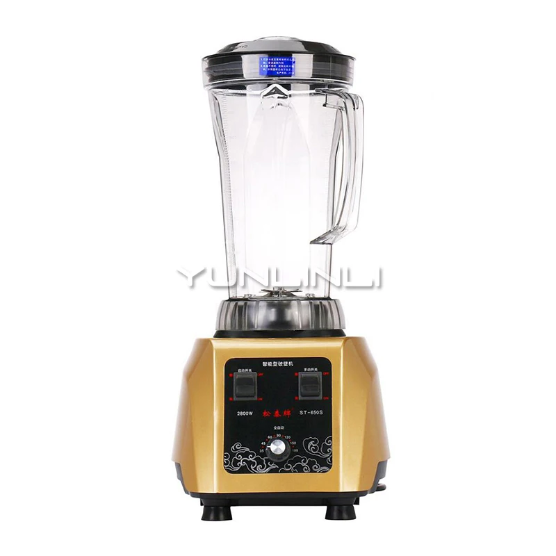 4L High Speed Blender Intelligent Food Blender Multifunction Food Mixer Commercial Food Processor ST-650S
4L High Speed Blender Intelligent Food Blender Multifunction Food Mixer Commercial Food Processor ST-650S