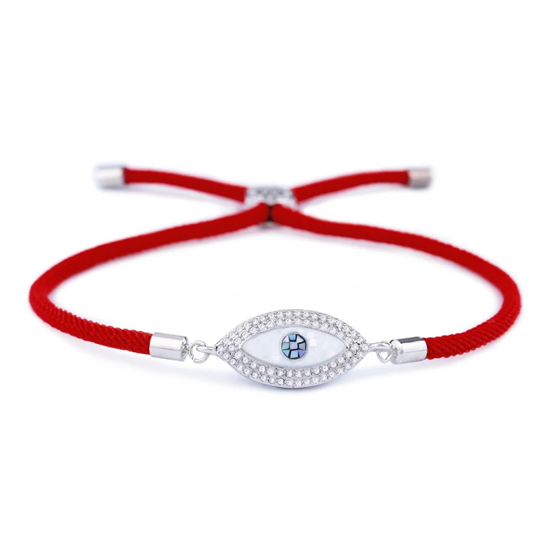 OCESRIO Fancy Zircon Evil Eye Bracelet Bangle Natural Shell Red Thread Bracelet for Women Men pulseras mujer fortnite brt-a87
OCESRIO Fancy Zircon Evil Eye Bracelet Bangle Natural Shell Red Thread Bracelet for Women Men pulseras mujer fortnite brt-a87