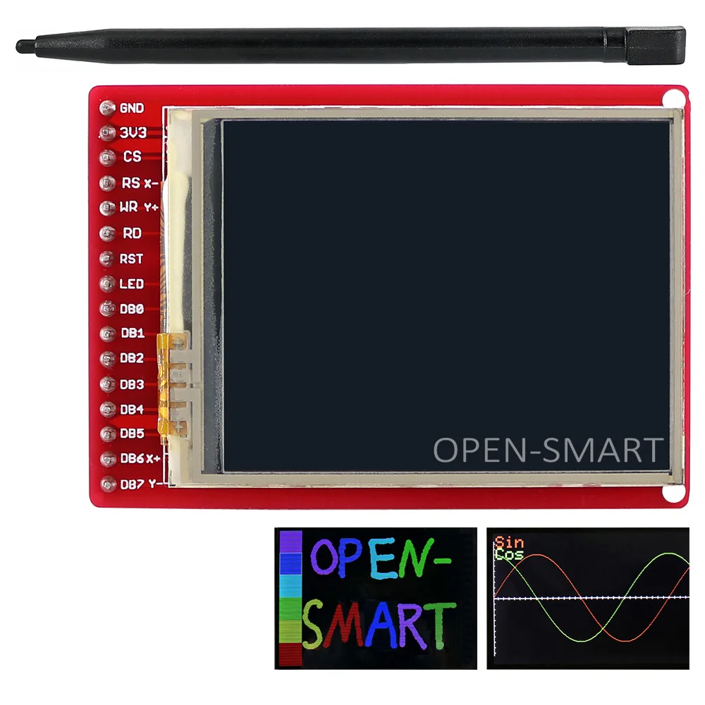 2.0 inch TFT LCD Display module Touch Screen Shield board 176 * 220 Resolution w/ Touch Pen for Arduino UNO/ Mega2560 / Leonardo
2.0 inch TFT LCD Display module Touch Screen Shield board 176 * 220 Resolution w/ Touch Pen for Arduino UNO/ Mega2560 / Leonardo