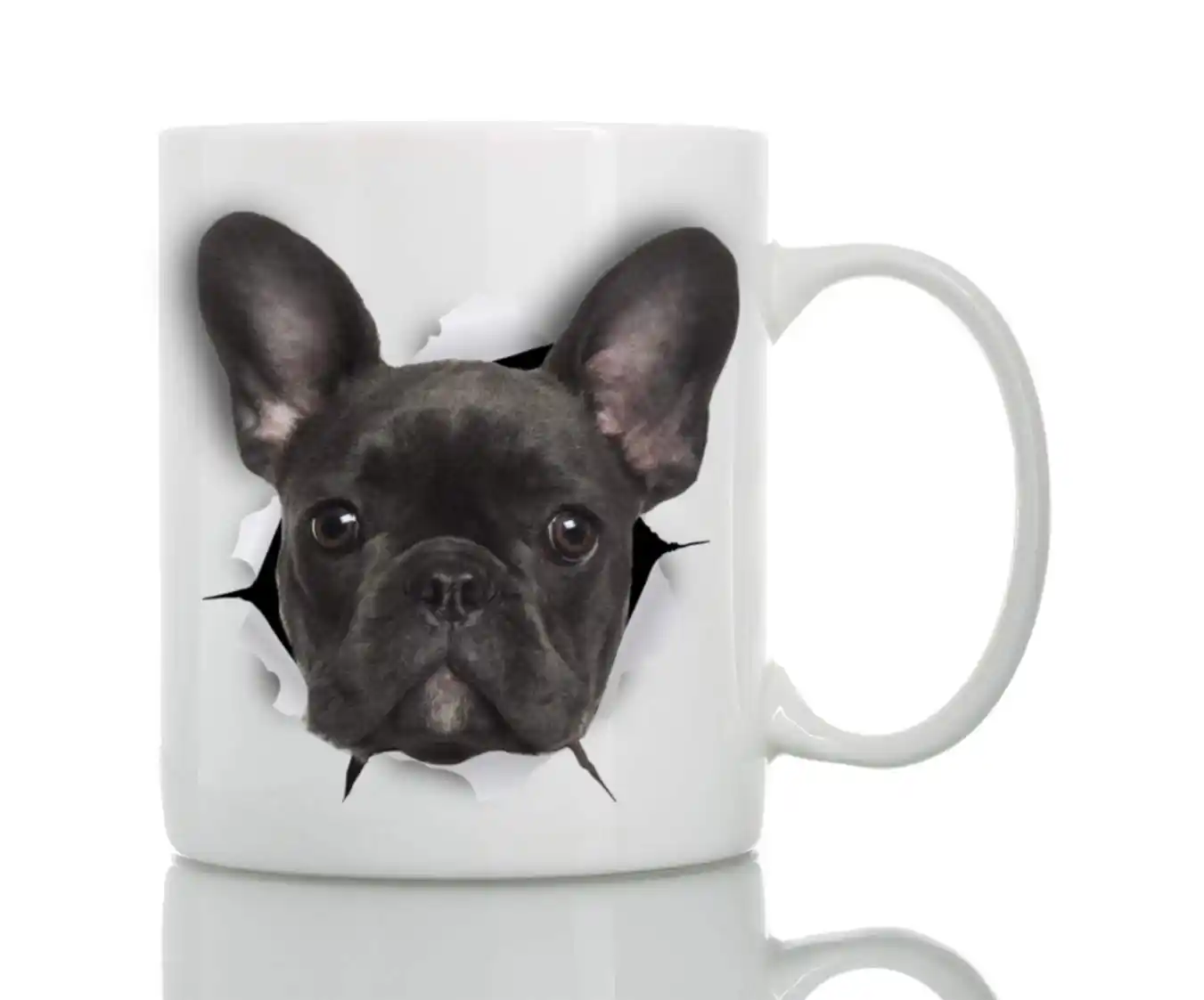 funny black french bulldog mug ceramic 11oz funny coffee mug