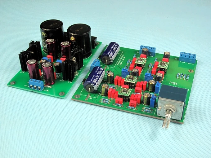 ALPS27 potentiometer AD797 op amp YS-MBL Reference MBL6010D circuit preamplifier board
ALPS27 potentiometer AD797 op amp YS-MBL Reference MBL6010D circuit preamplifier board