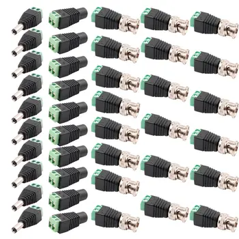 5Pcs BNC Connector Adapter Video Balun Male Female DC Power Jack Plug 2.1 x 5.5mm For CCTV System Surveillance Security Camera
5Pcs BNC Connector Adapter Video Balun Male Female DC Power Jack Plug 2.1 x 5.5mm For CCTV System Surveillance Security Camera