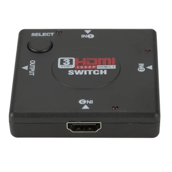 Audio Split Cable For HDTV DVD Xbox 360 PSP4 3 in 1 3 Port HDMI Multi Display Auto Switch Hub Box 1080P Switcher Out Splitter
Audio Split Cable For HDTV DVD Xbox 360 PSP4 3 in 1 3 Port HDMI Multi Display Auto Switch Hub Box 1080P Switcher Out Splitter