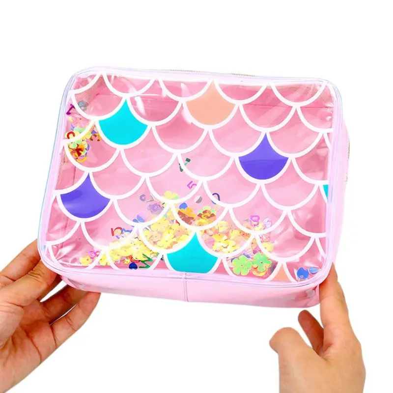 New Women Glitter Sequins Makeup Bag PVC Zip Pouch Transparent Travel Cosmetic Wash Bag Storage 2018 Fashion
New Women Glitter Sequins Makeup Bag PVC Zip Pouch Transparent Travel Cosmetic Wash Bag Storage 2018 Fashion