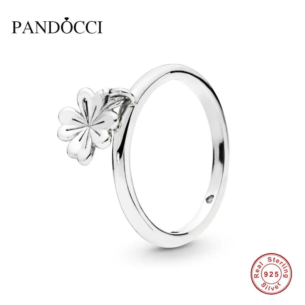 PANDOCCI 925 Sterling Silver Hanging Clover Original Ring For Women Bead Charm Birthday Gift DIY Jewelry 2019 Spring
PANDOCCI 925 Sterling Silver Hanging Clover Original Ring For Women Bead Charm Birthday Gift DIY Jewelry 2019 Spring