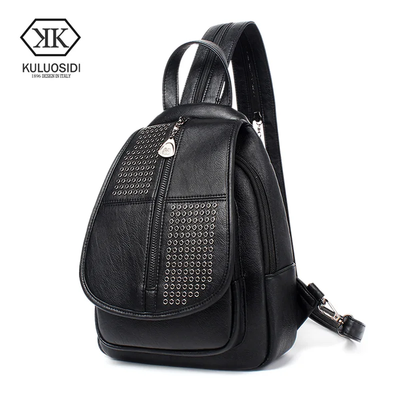 KULUOSIDI Fashion Rivet Female Backpack Women School Bags For Girls Small PU Leather Backpack For Teenagers Girls Shop Travel
KULUOSIDI Fashion Rivet Female Backpack Women School Bags For Girls Small PU Leather Backpack For Teenagers Girls Shop Travel