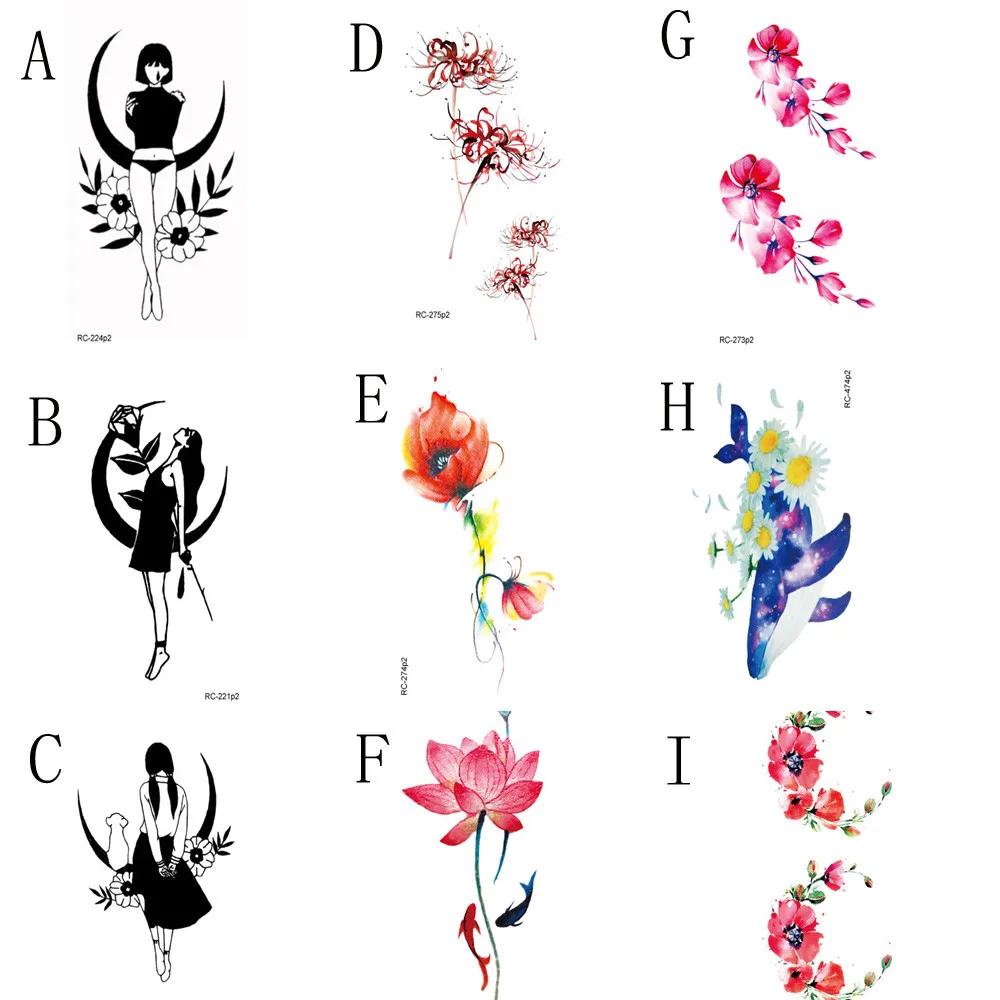 Environmental Waterproof Anti Perspiration And One Time Lifelike Tattoo Stickers new 2018
Environmental Waterproof Anti Perspiration And One Time Lifelike Tattoo Stickers new 2018