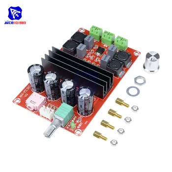 TPA3116D2 2*100W Dual Channel Digital Audio Amplifier Board DC 12V-24V Adjustable Volume Potentiometer with Knob 
TPA3116D2 2*100W Dual Channel Digital Audio Amplifier Board DC 12V-24V Adjustable Volume Potentiometer with Knob
