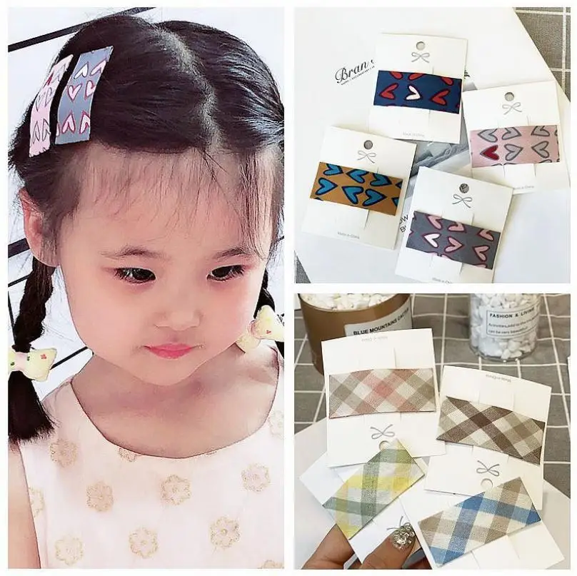 NEW 8-10pcs fresh girls hair accessories cotton square flower printed hair clips for girls kids bangs Plaid side clip barrettes
NEW 8-10pcs fresh girls hair accessories cotton square flower printed hair clips for girls kids bangs Plaid side clip barrettes